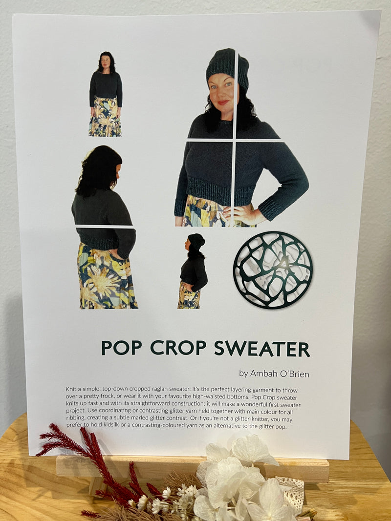 Pop Crop Sweater by Ambah O'Brien
