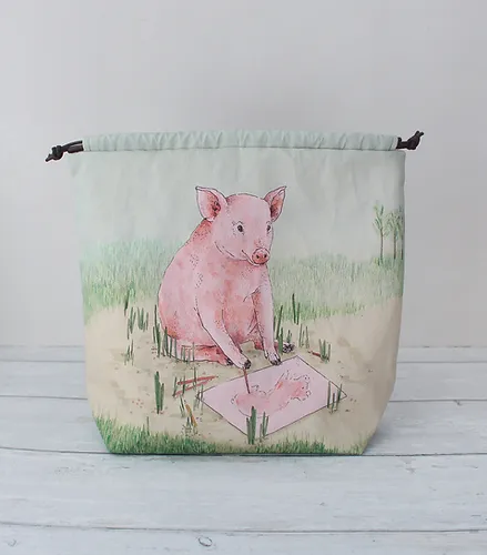 Regular Size Project Bag by The Blue Rabbit House
