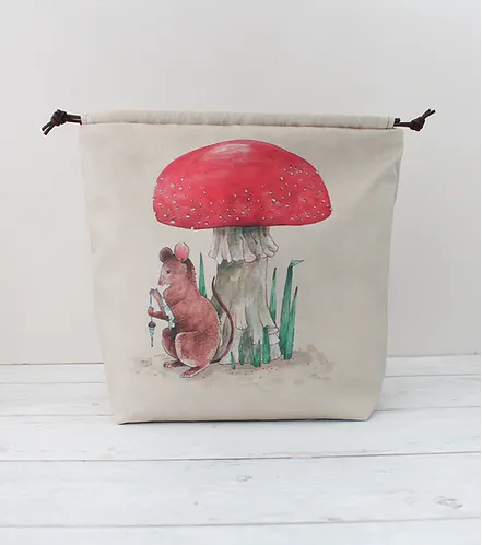 Regular Size Project Bag by The Blue Rabbit House