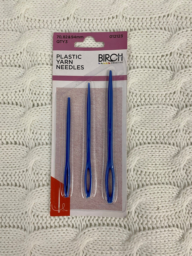 Birch Plastic Yarn Needles 3 pk
