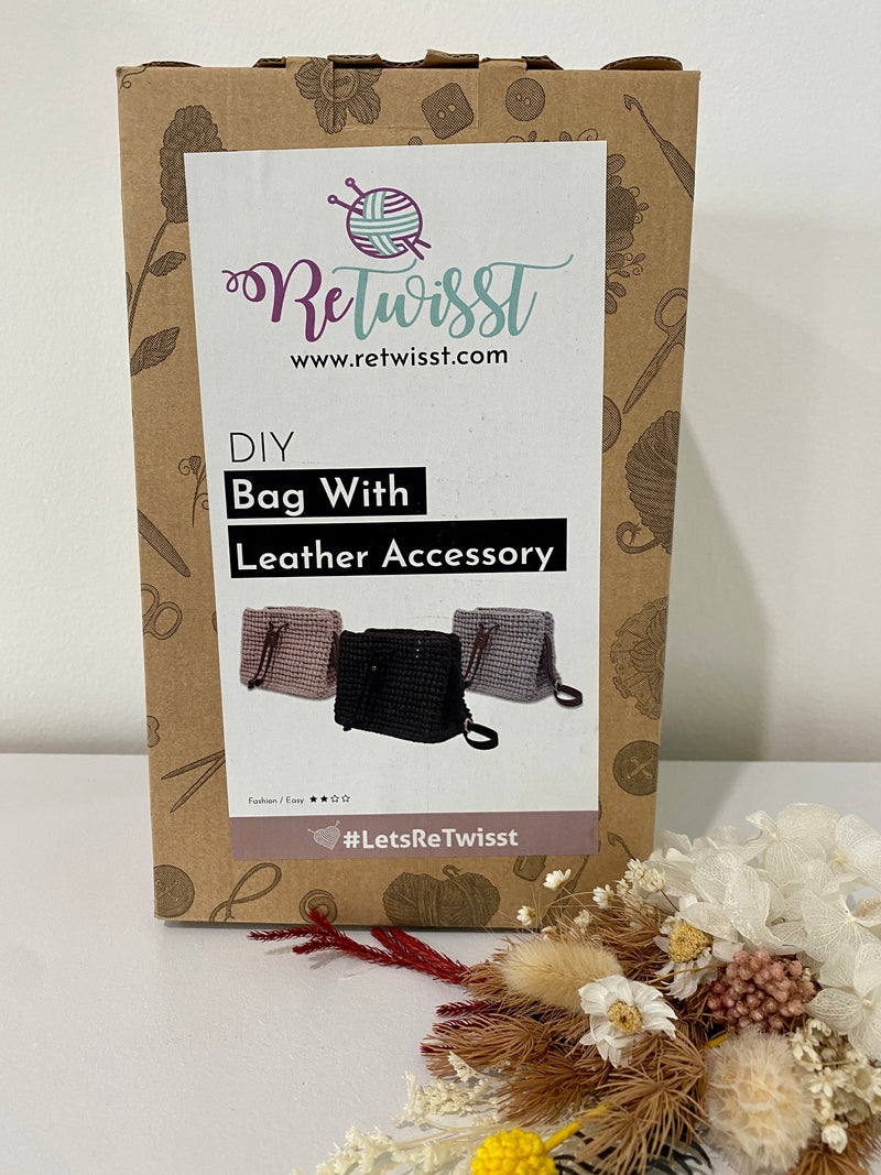 Retwisst DIY Bag with Leather Accessory