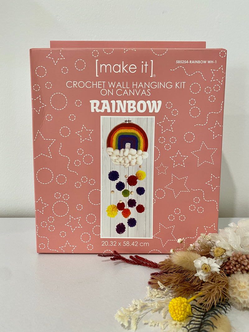 Rainbow - Make it Crochet Wall Hanging Kit