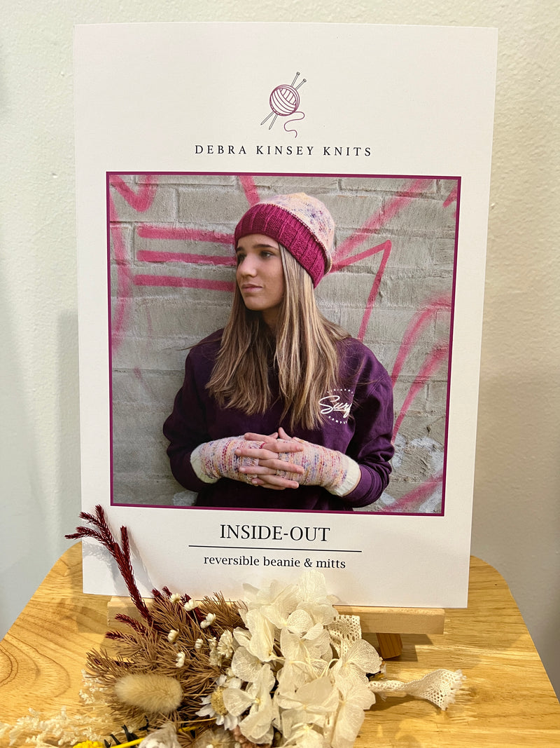Inside-out Reversible Beanie & Mitts
