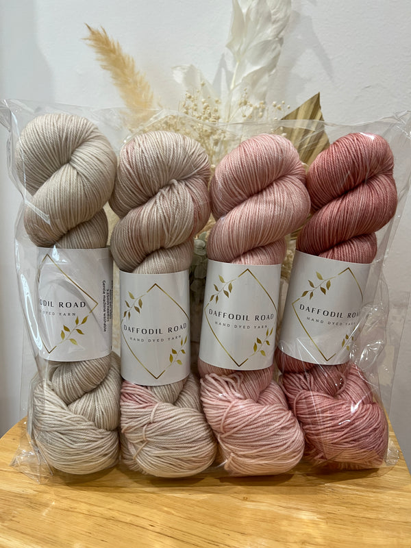 4 Colour Fade Sets - 'Meringue', 'Champagne', 'Pink Marshmallow', + 'Vintage Rose'
