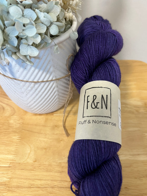 For Pru -Platinum - BFL Sock - 4ply