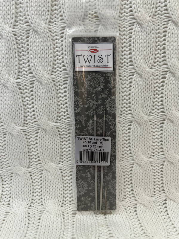TWIST Stainless Steel Tips 4" (10cm)- Large