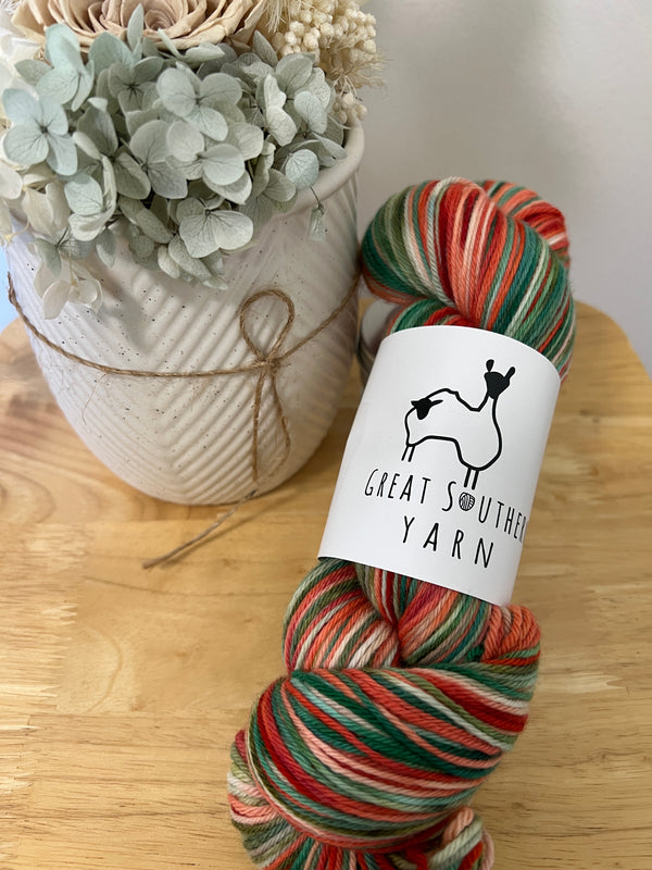 Christmas Bush - 4ply Merino