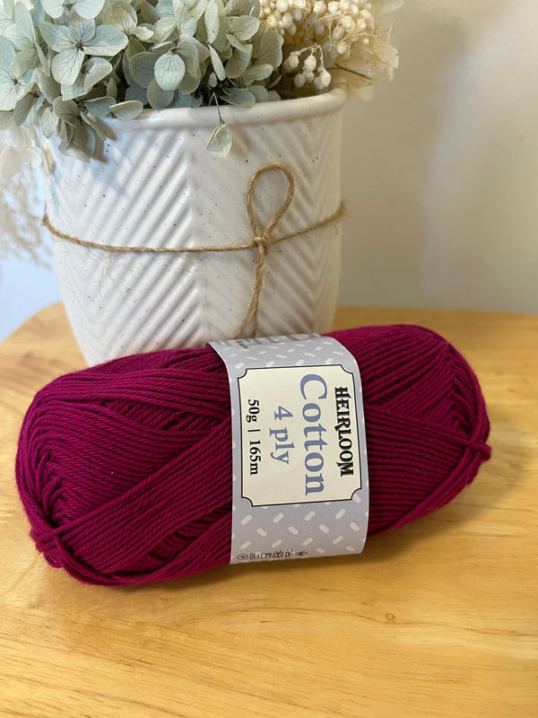 Magenta - 4ply Pattern (No Return)