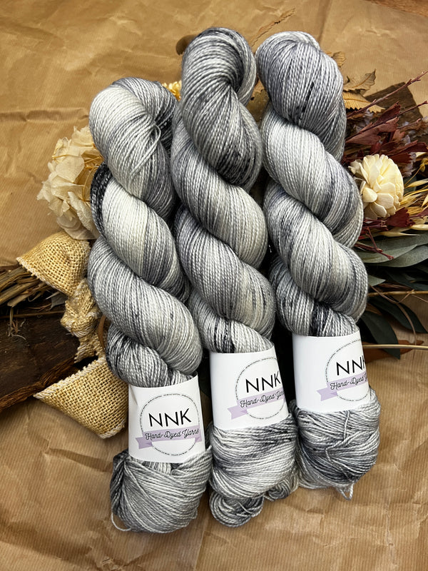 Big Mood - 4ply Silver sparkle