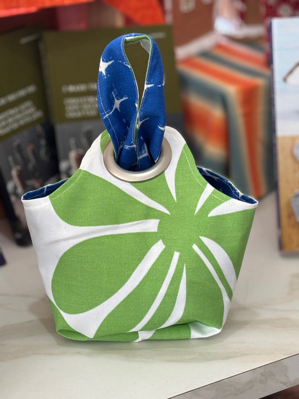 Baby Green Floral Dumpling Bag