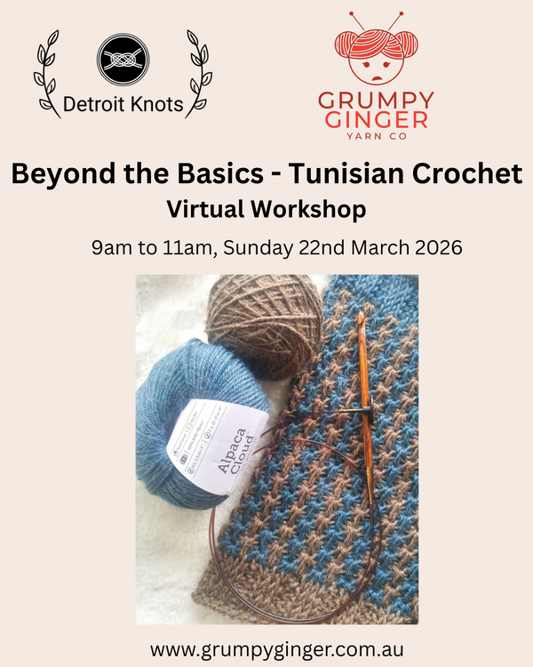 Beyond The Basics Tunisian Crochet - Virtual Workshop