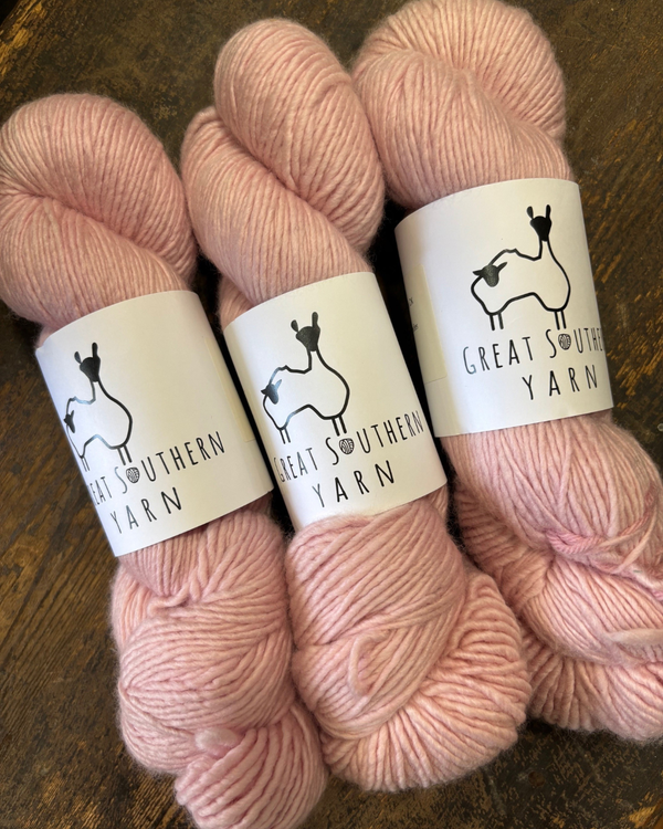 Blue Cow  - 8ply Single Spun Merino