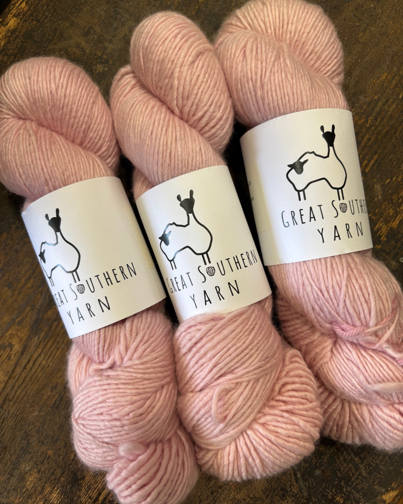 Blue Cow  - 8ply Single Spun Merino