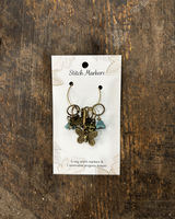 Garden Visitors Stitch Markers