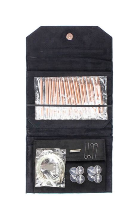 Lykke Interchangeable Knitting Needle Set 5" Pairs -Cypra