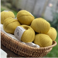 Harvest Gold - Milburn 8ply BFL/Silk