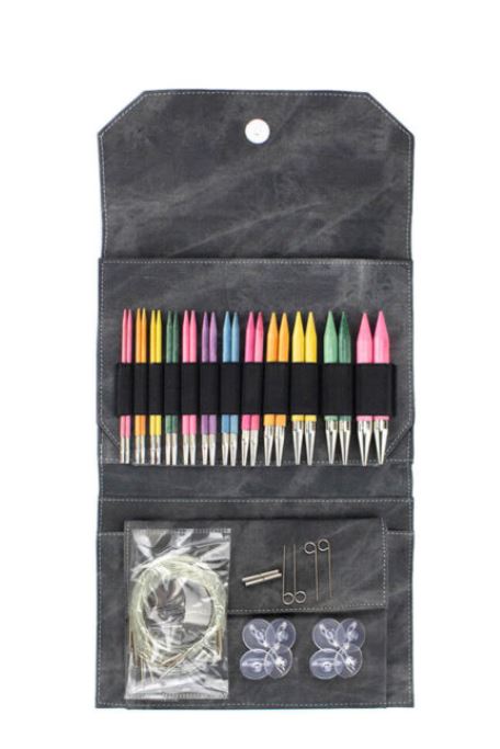 Lykke Interchangeable Knitting Needle Set 5" Pairs -Colour