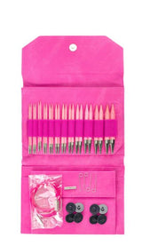 Lykke Interchangeable Knitting Needle Set 5" Pairs- Blush