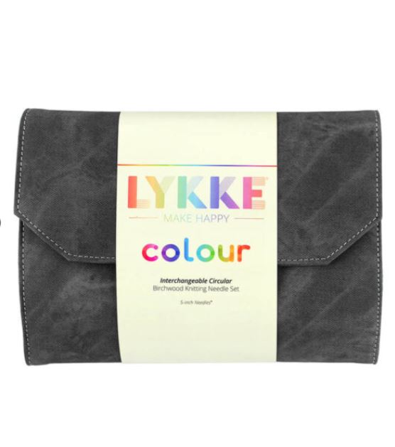 Lykke Interchangeable Knitting Needle Set 5" Pairs -Colour