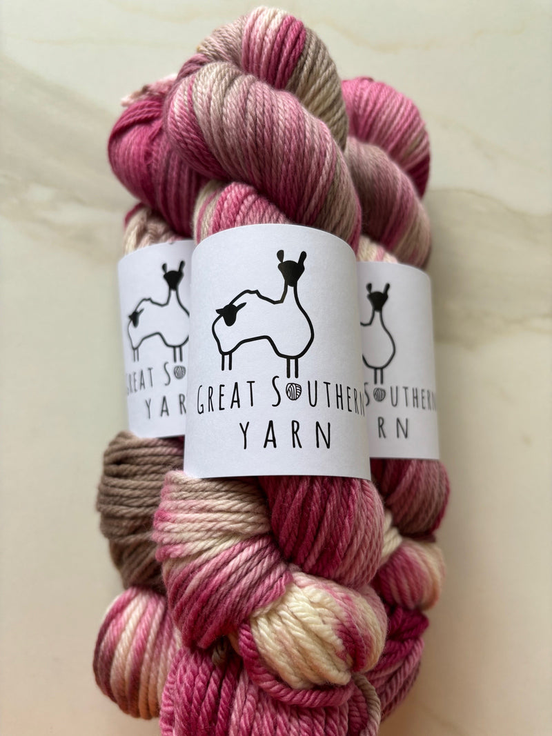 Cherry Ripe- 10 Ply Merino