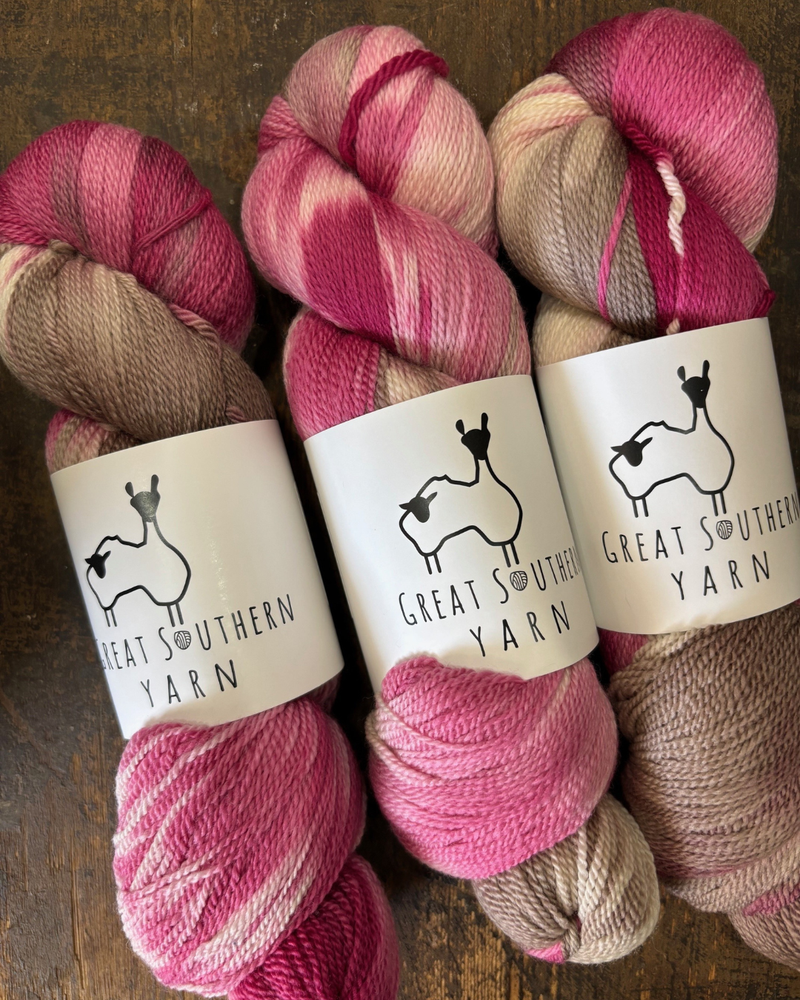 Cherry Ripe - 2ply  Merino