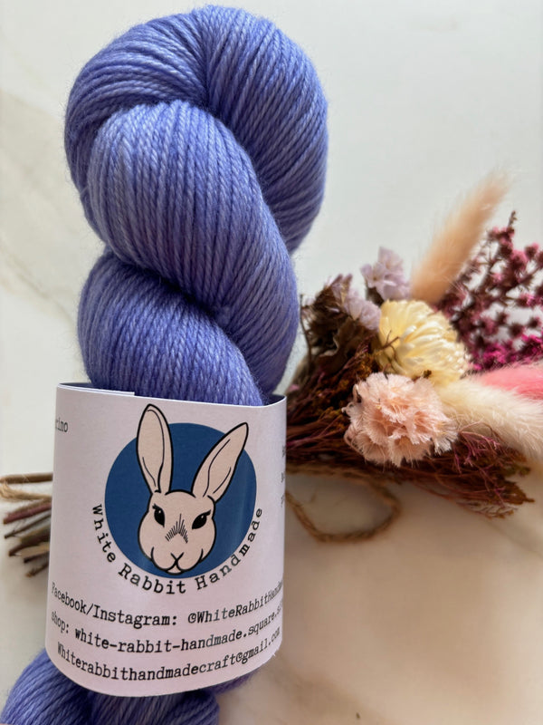 Cornflower- 4 ply Superwash Merino