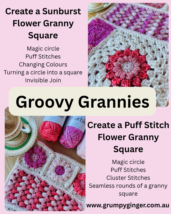 Groovy Grannies- Crochet Workshop Sunday 10th August 2025