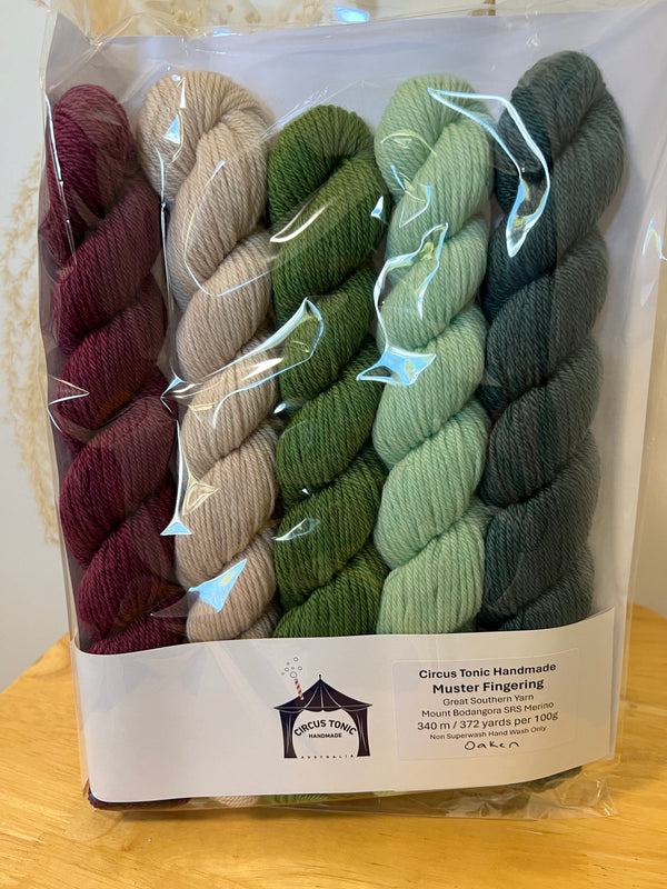 Oaken - Muster Fingering Mini 125g Sets (Copy)