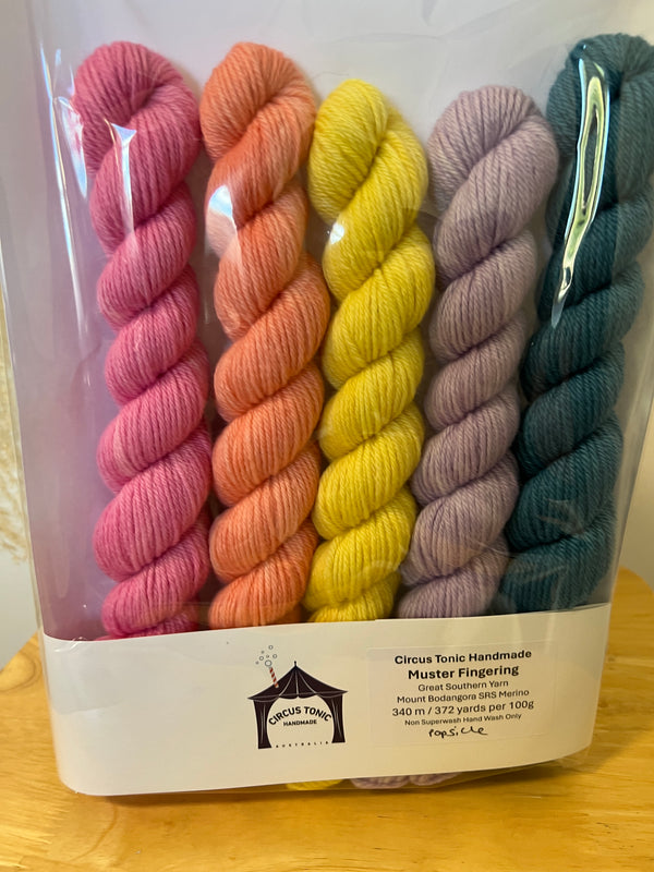 Popsicle - Muster Fingering Mini 125g Sets
