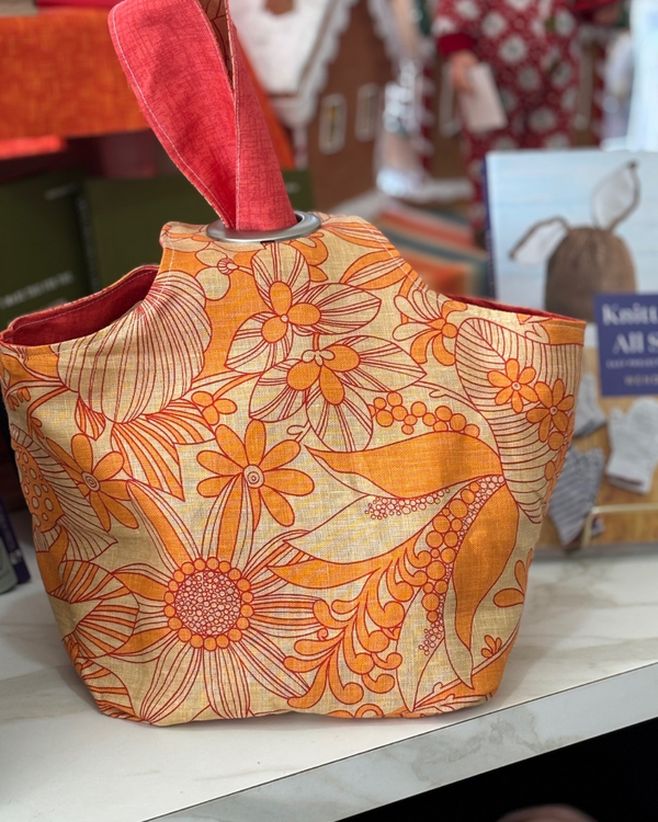 Medium  Floral Dumpling Bag