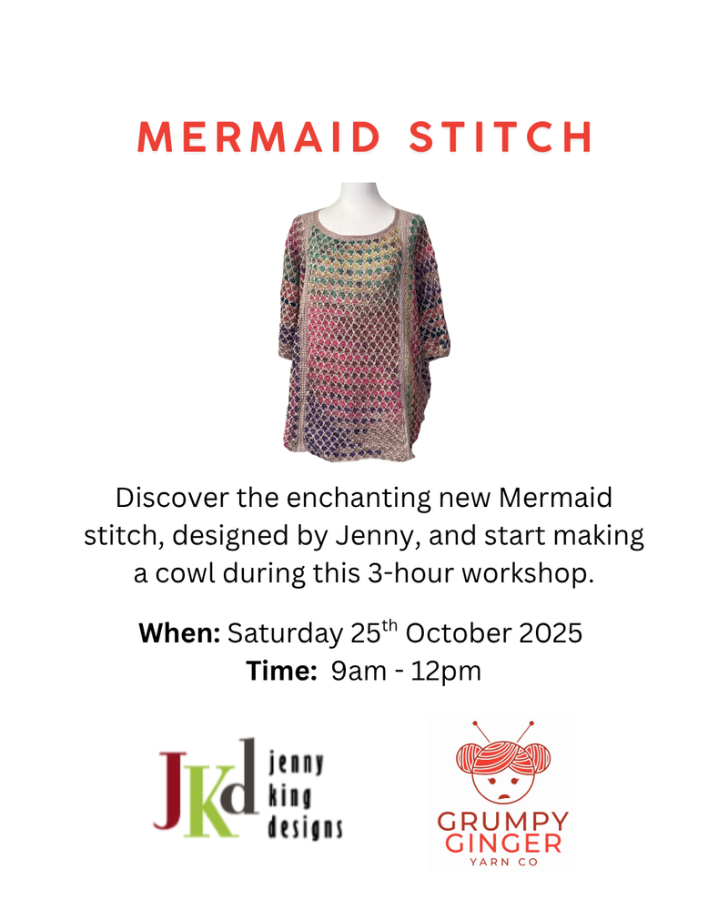 Mermaid Stitch Workshop - 25th October 2025 9am-12pm