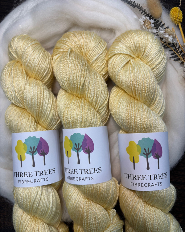 Pure Buttercup- 4ply Merino Silk
