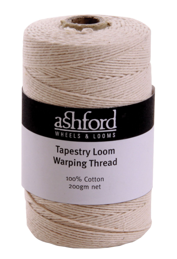 Tapestry Loom Warping Thread- 100% Cotton- 200gm Cone