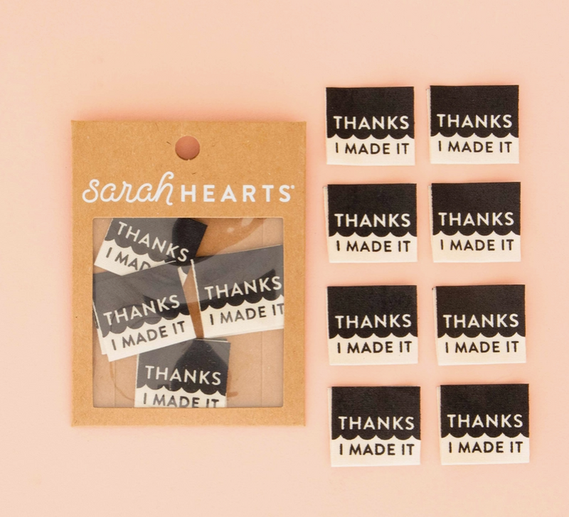 Thanks I Made It Woven Labels