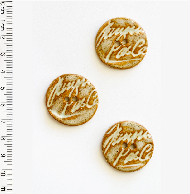 Terracotta Buttons- 4 pack