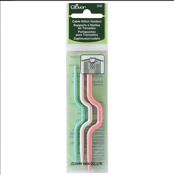 Clover Cable Stitch Holders- 3 pack