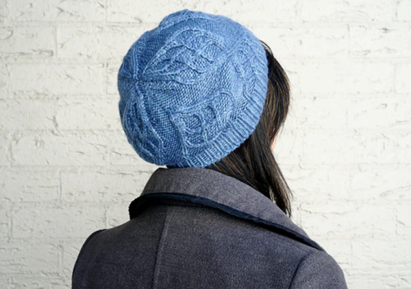 Leadlight Beret- Pattern Printed