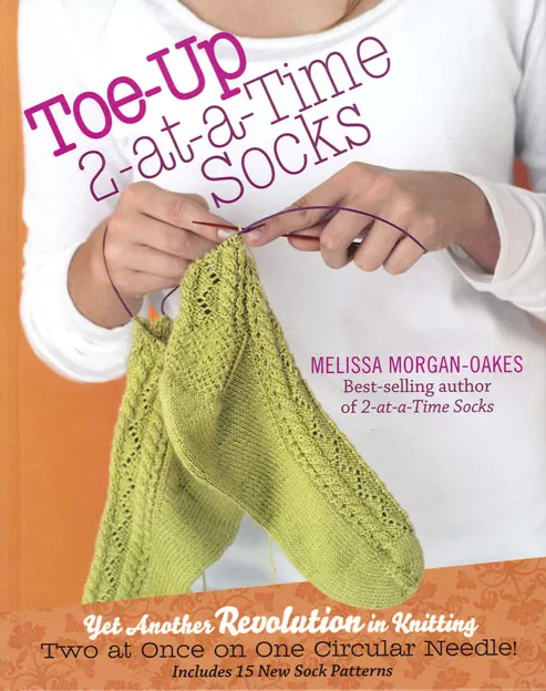 Toe Up 2 at a time socks- Melissa Morgan Oakes