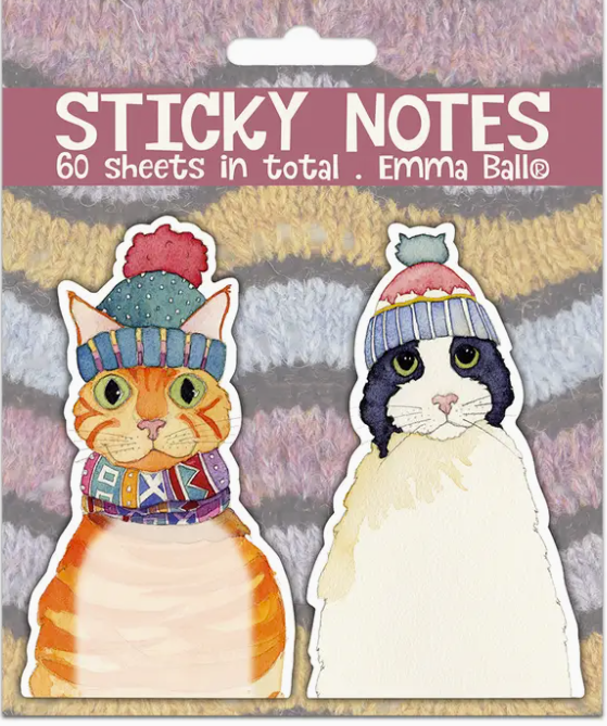 Cats in Hats Sticky Notes