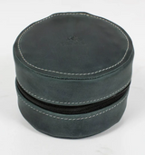 In the round leather zip case
