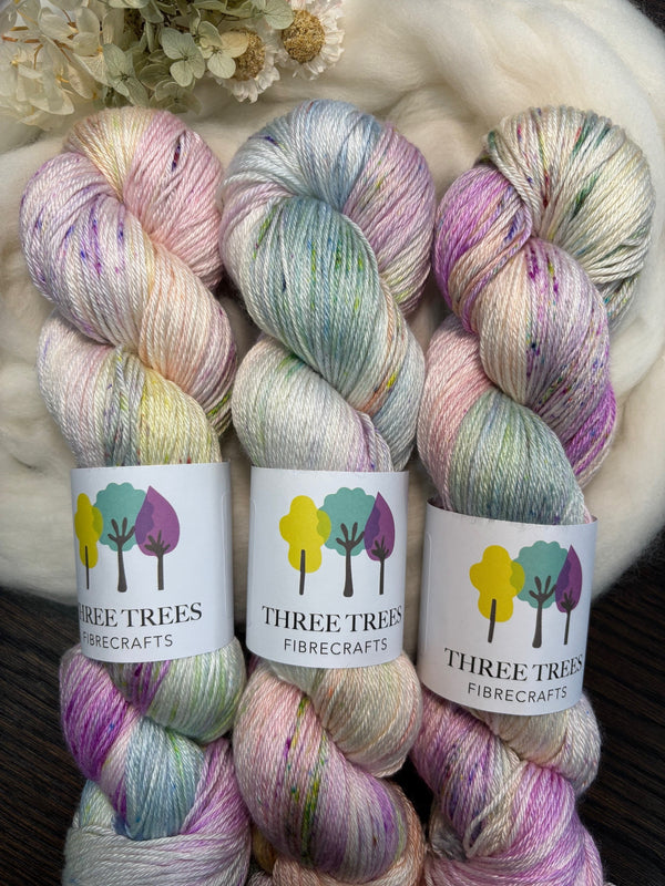 Spring in your Step- 4ply Merino Silk