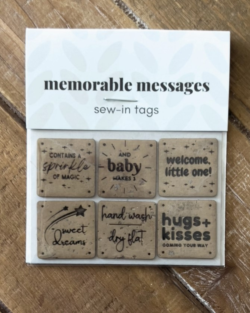 Welcome Baby - Cork Sew In Labels