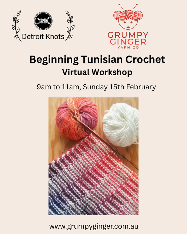 Beginning Tunisian Crochet - Virtual Workshop