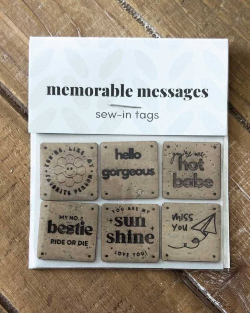 BFF's - Cork Sew In Labels