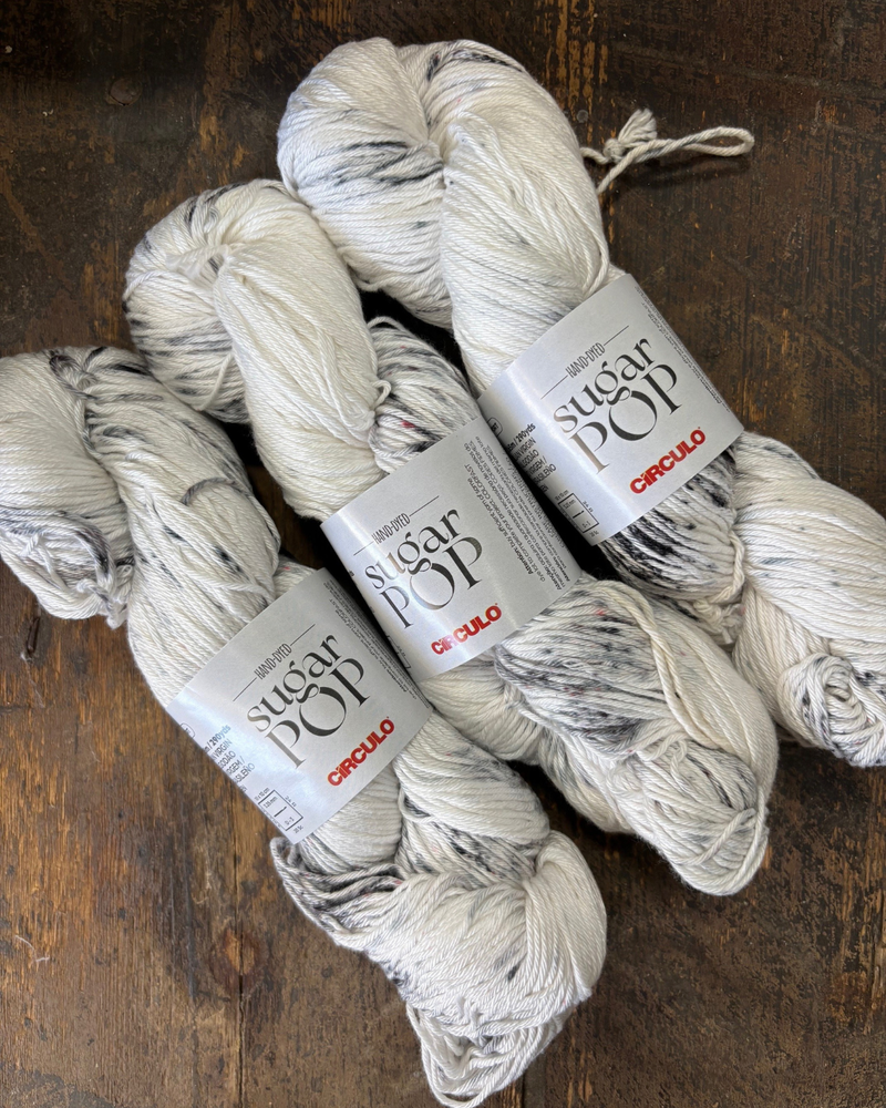 Sugar Pop 5 ply Cotton - 8738 Black and White