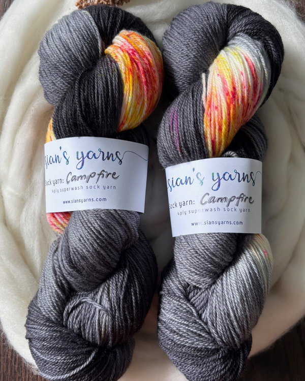 Campfire  - 4 ply sock yarn