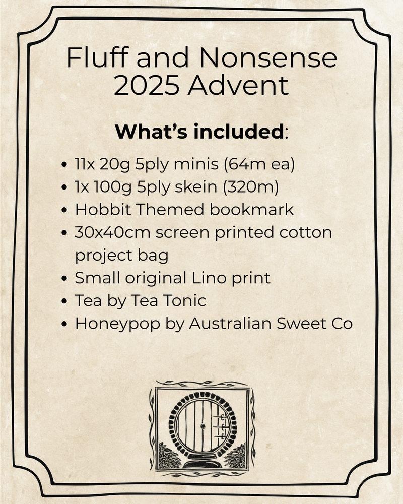 Fluff and Nonsense Advent Calendar 2025 - Inspired By The Hobbit