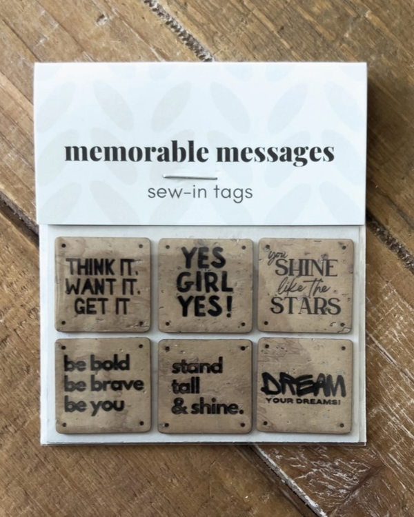 Girl Power - Cork Sew In Labels