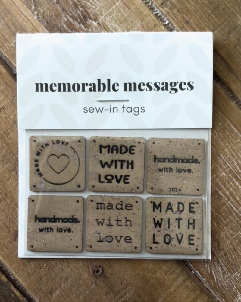 Love - Cork Sew In Labels