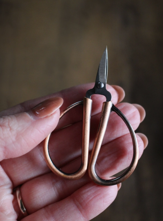 Mini Bonsai Snips- Antique Copper